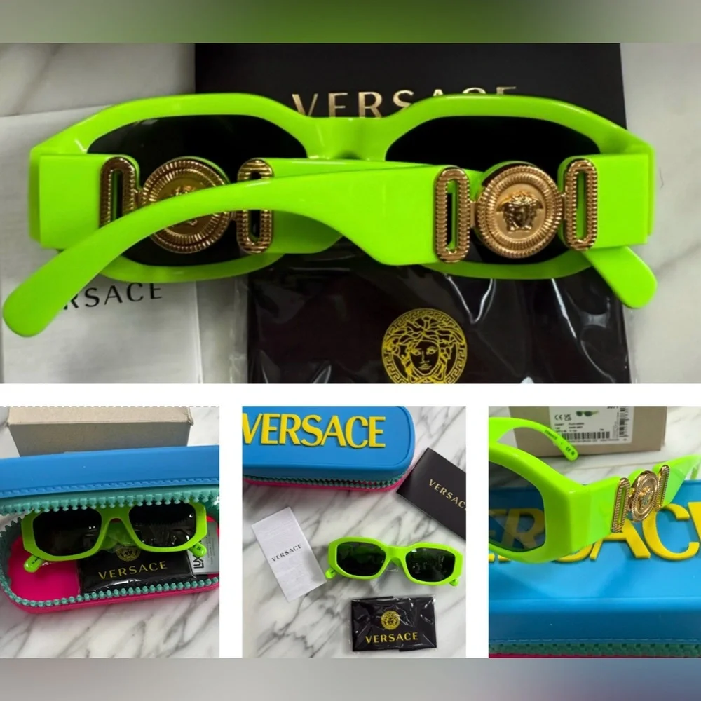 VERSACE CHILDREN BIGGIE MEDUSA SUNGLASSES, MINI ME SUNNIES, SAME QUALITY, FUN